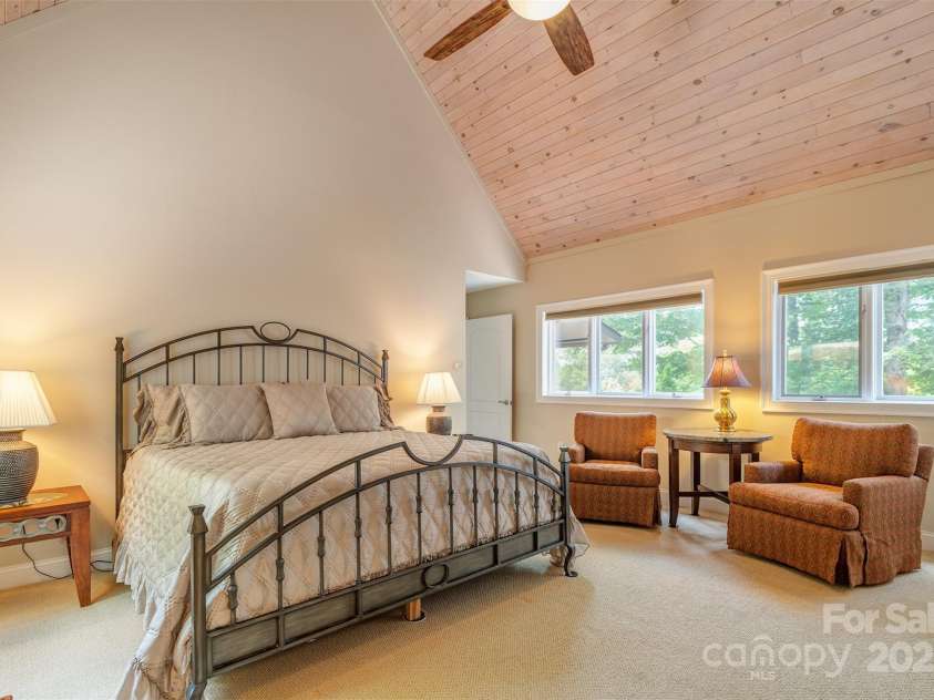 65 Hillcrest Drive, Weaverville, NC 28787.  MLS# CAR4275915, YatesRealty ID 23514. Primary suite on main level