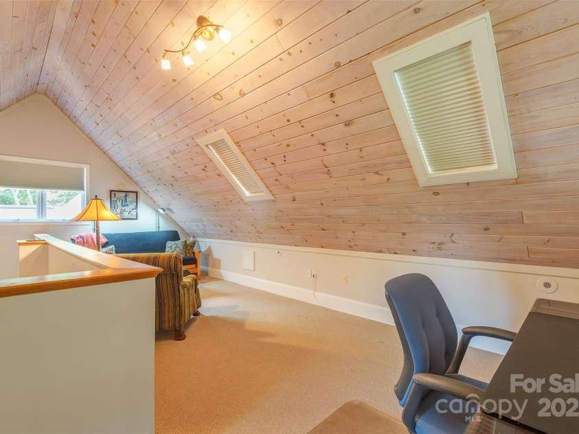 65 Hillcrest Drive, Weaverville, NC 28787.  MLS# CAR4275915, YatesRealty ID 23514. Upstairs loft