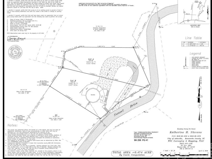 355 Sunset Drive, Asheville, NC 28804.  MLS# CAR4361101, YatesRealty ID 23517. 