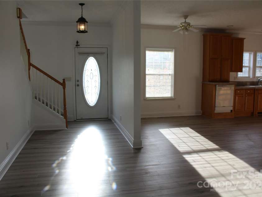 1965 US 70 Highway, Morganton, NC 28655.  MLS# CAR4207238, YatesRealty ID 2352. Entry way  & Dining room from living room