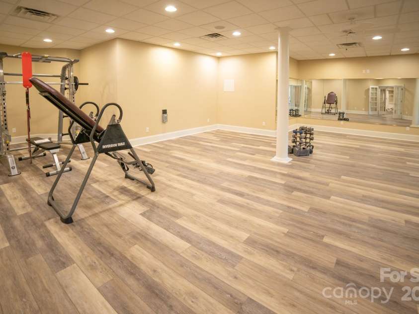 2770 Lakeview Drive, Lenoir, NC 28645.  MLS# CAR4274272, YatesRealty ID 2353. Basement Gym