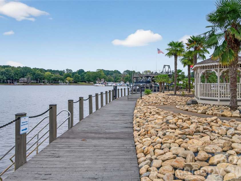 20314 Colony Point Lane, Cornelius, NC 28031.  MLS# CAR4307478, YatesRealty ID 23530. Community Boardwalk and Gazebo