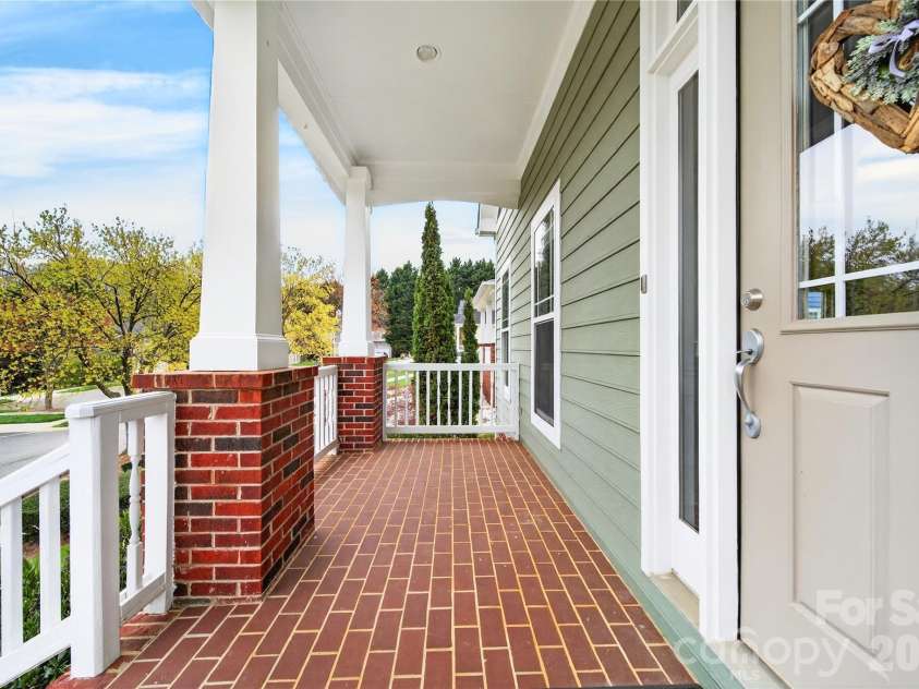 20314 Colony Point Lane, Cornelius, NC 28031.  MLS# CAR4307478, YatesRealty ID 23530. Covered Porch