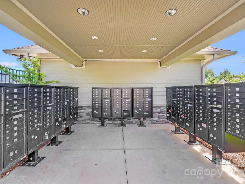 7205 Finnigan Road, Charlotte, NC 28215.  MLS# CAR4257319, YatesRealty ID 23532. Secured Central Mailbox Station