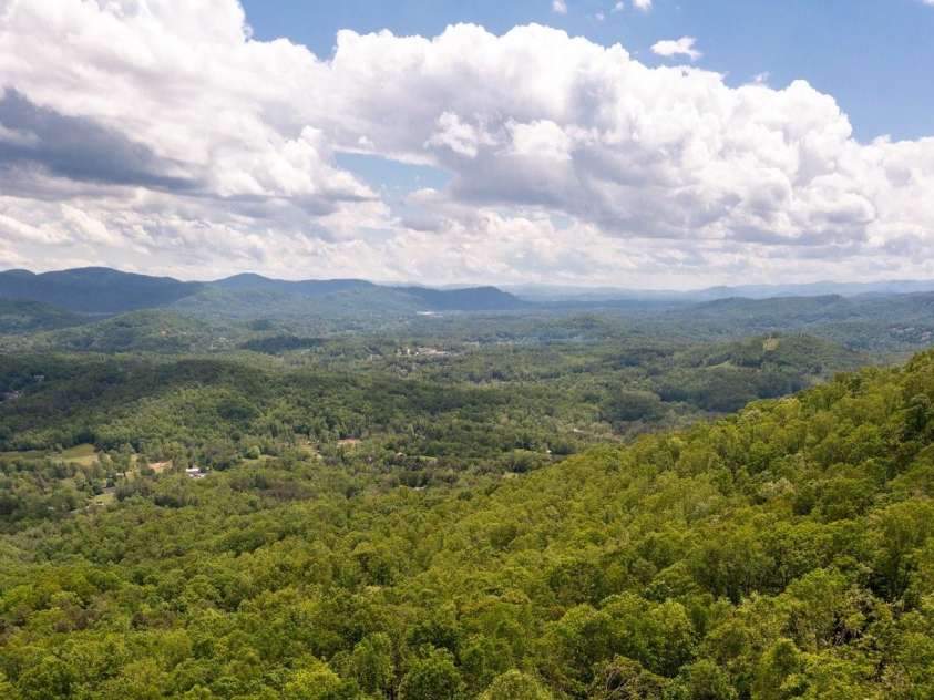 25 Licklog Ridge Road, Fairview, NC 28730.  MLS# CAR4256398, YatesRealty ID 23533. Aerial View