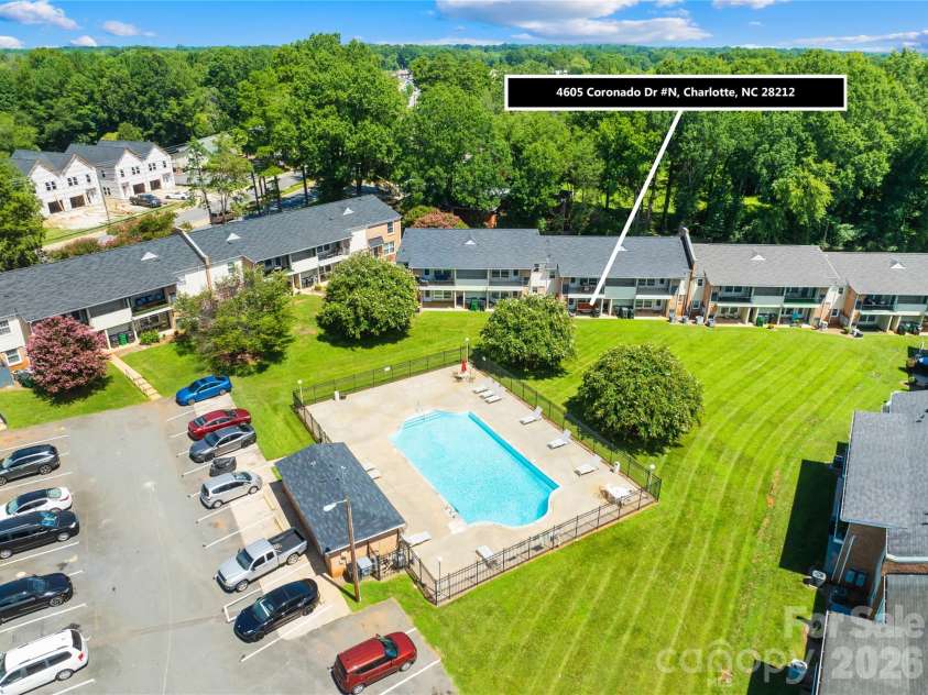4605 Coronado Drive, Charlotte, NC 28212.  MLS# CAR4413113, YatesRealty ID 23539. 