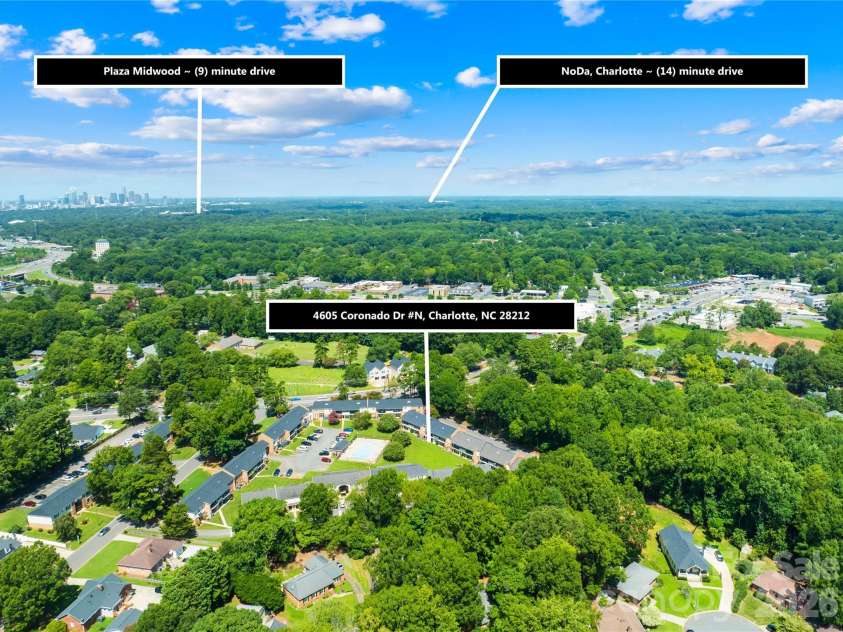4605 Coronado Drive, Charlotte, NC 28212.  MLS# CAR4413113, YatesRealty ID 23539. 