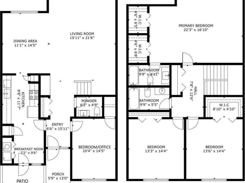 503 Crowfields Lane, Asheville, NC 28803.  MLS# CAR4269108, YatesRealty ID 23540. Floor Plan - 503 Crowfields Lane