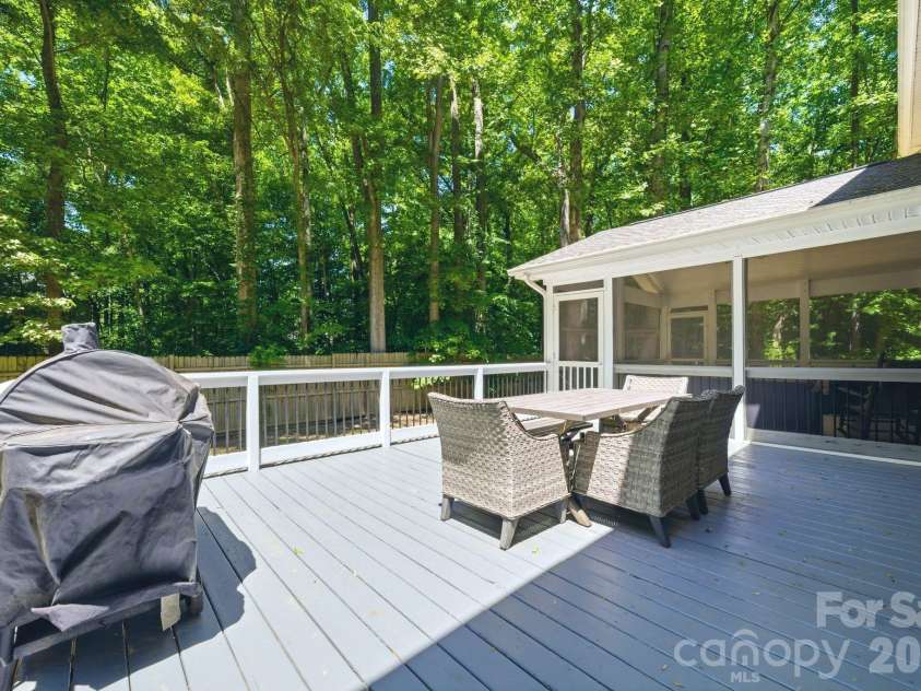 6217 Eagle Claw Court, Mint Hill, NC 28227.  MLS# CAR4382735, YatesRealty ID 23540. Large Back Deck