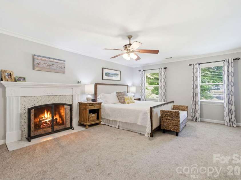 6217 Eagle Claw Court, Mint Hill, NC 28227.  MLS# CAR4382735, YatesRealty ID 23540. Oversized Primary Suite with Fireplace