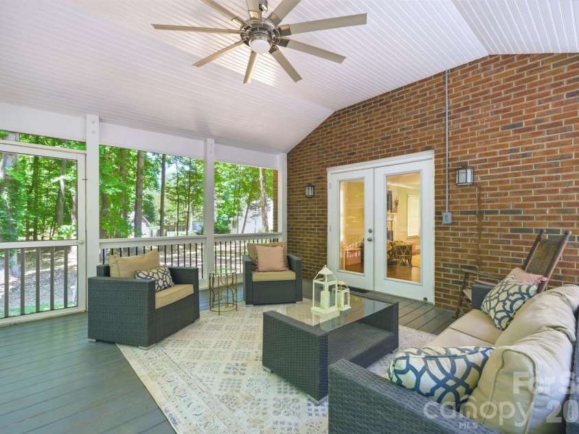 6217 Eagle Claw Court, Mint Hill, NC 28227.  MLS# CAR4382735, YatesRealty ID 23540. Screened Porch