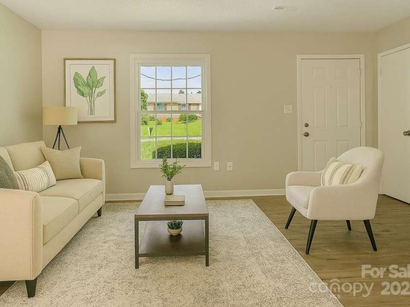 1218 Milan Road, Charlotte, NC 28216.  MLS# CAR4269370, YatesRealty ID 23542. Virtually Staged