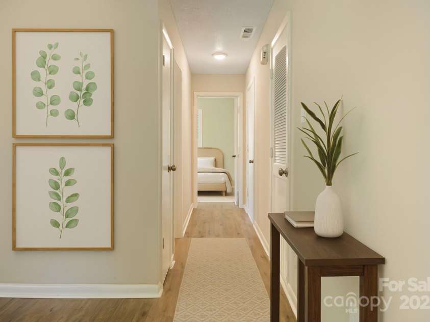 1218 Milan Road, Charlotte, NC 28216.  MLS# CAR4269370, YatesRealty ID 23542. Virtually Staged