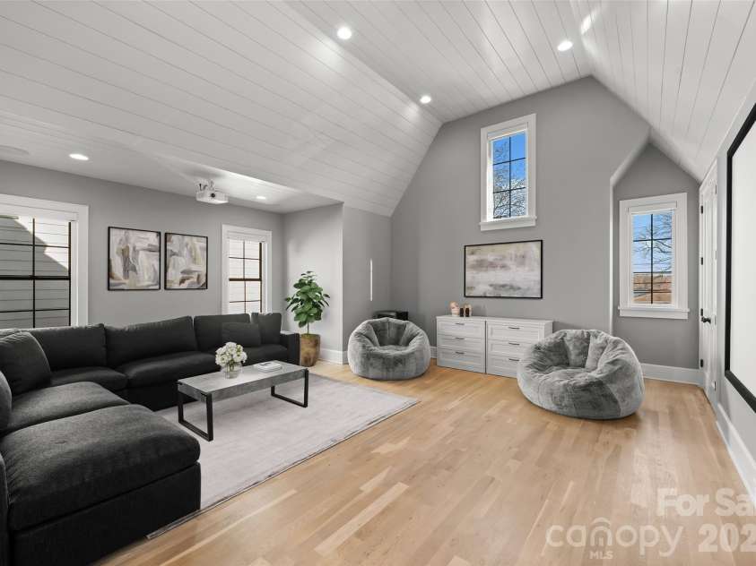 4328 Walker Road, Charlotte, NC 28211.  MLS# CAR4342591, YatesRealty ID 23543. Media Room