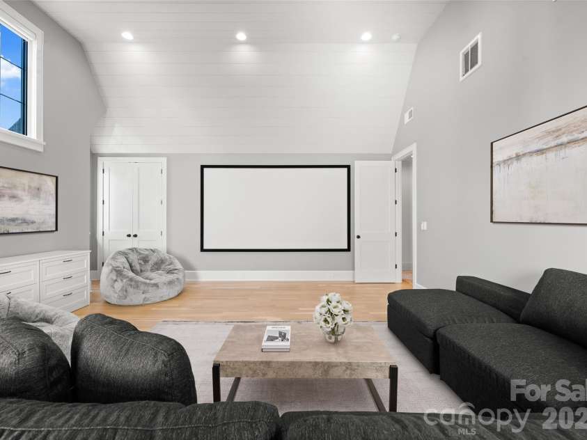 4328 Walker Road, Charlotte, NC 28211.  MLS# CAR4342591, YatesRealty ID 23543. Optoma Projector