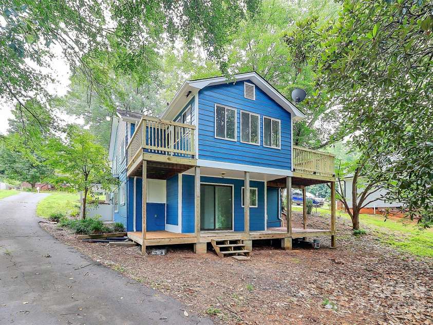 613 Rhyne Street, Gastonia, NC 28054.  MLS# CAR4261115, YatesRealty ID 23552. Rear View