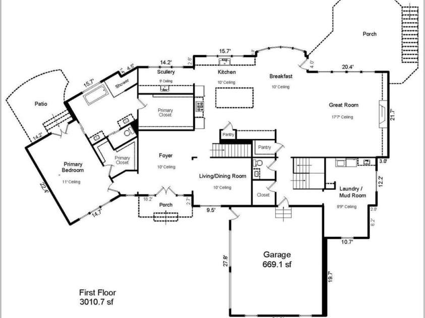 11110 Mcclure Manor Drive, Charlotte, NC 28277.  MLS# CAR4367790, YatesRealty ID 23555. 
