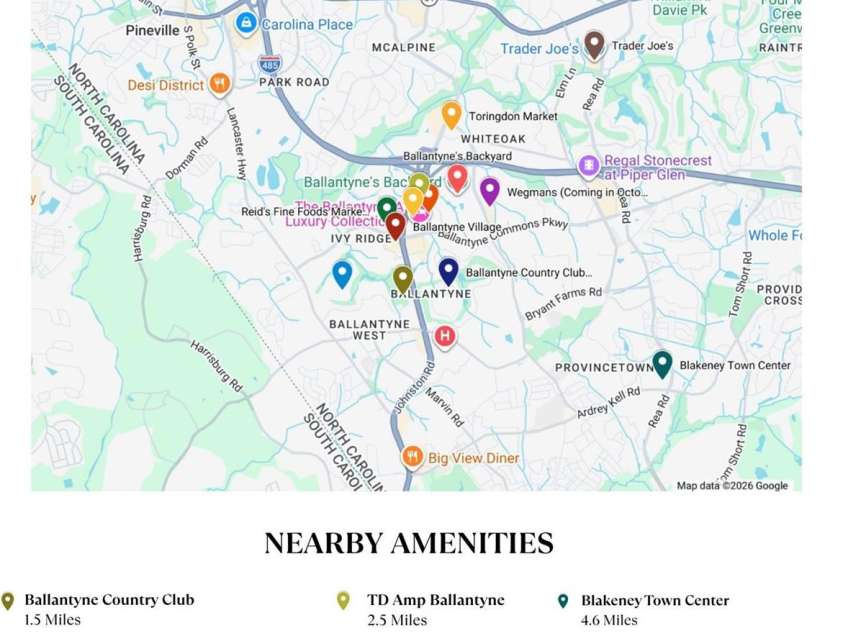 11110 Mcclure Manor Drive, Charlotte, NC 28277.  MLS# CAR4367790, YatesRealty ID 23555. 