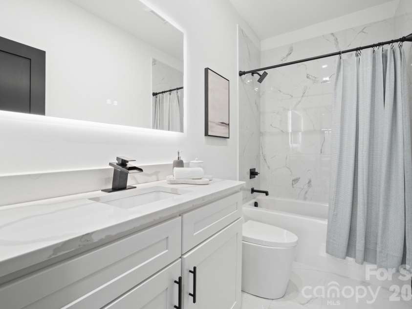 74 Jeranna Road, Mills River, NC 28759.  MLS# CAR4354656, YatesRealty ID 23556. Full bathroom on third floor