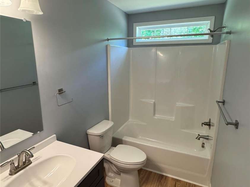 1524 Evans Mill Road, Pageland, SC 29728.  MLS# CAR4379163, YatesRealty ID 23560. Hall bathroom