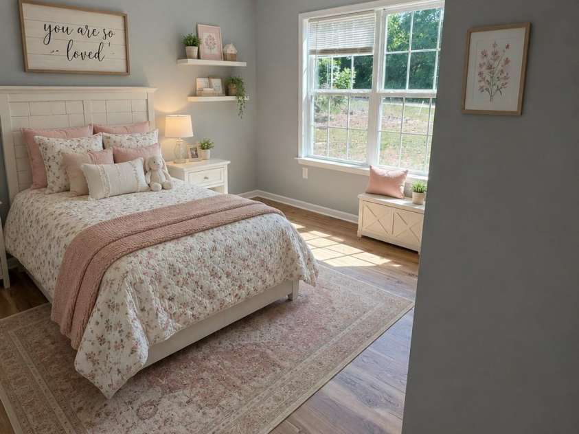1524 Evans Mill Road, Pageland, SC 29728.  MLS# CAR4379163, YatesRealty ID 23560. Virtually staged bedroom 2