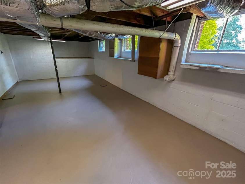 107 Byrd Street, Morganton, NC 28655.  MLS# CAR4271971, YatesRealty ID 23566. Basement