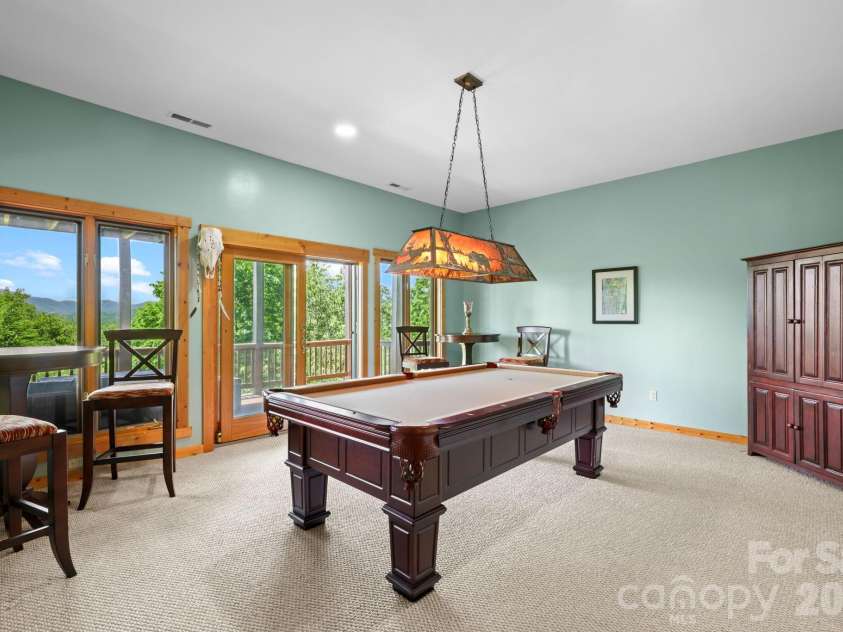 167 Wild Orchid Trail, Bryson City, NC 28713.  MLS# CAR4378989, YatesRealty ID 23568. Game Room