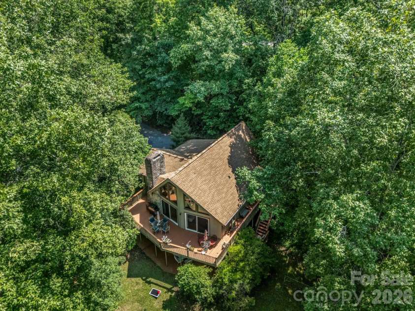 126 Sleeping Bear Lane, Lake Lure, NC 28746.  MLS# CAR4276702, YatesRealty ID 2357. 