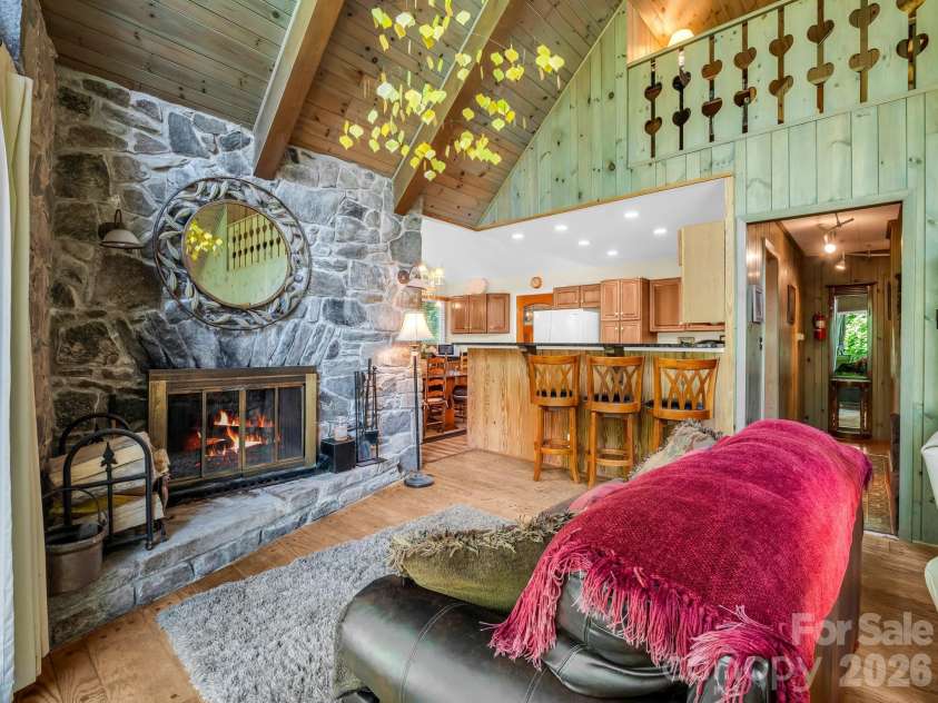 126 Sleeping Bear Lane, Lake Lure, NC 28746.  MLS# CAR4276702, YatesRealty ID 2357. 