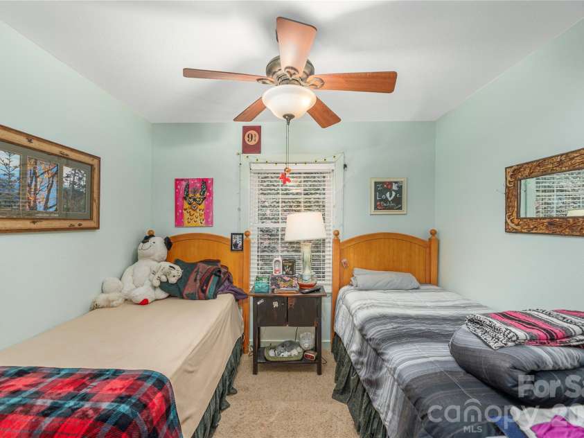 12 Bear Cove Lane, Bryson City, NC 28713.  MLS# CAR4337192, YatesRealty ID 2358. Second bedroom/den