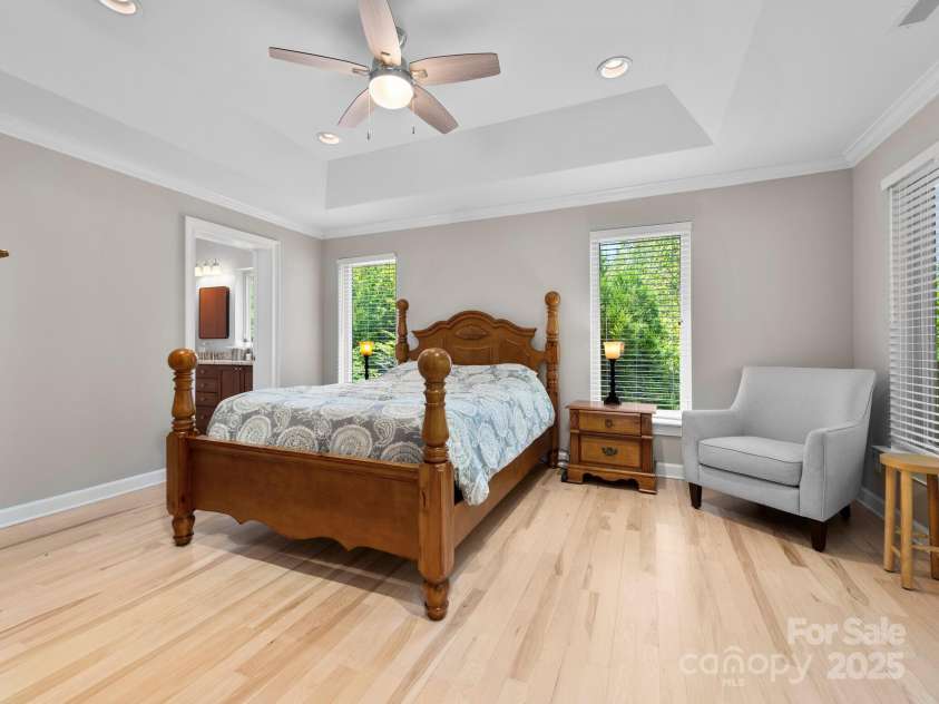 102 Gap Creek Road, Fletcher, NC 28732.  MLS# CAR4275624, YatesRealty ID 23580. 2nd Primary Bedroom Featuring Trey Ceilings