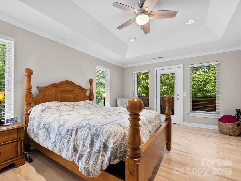 102 Gap Creek Road, Fletcher, NC 28732.  MLS# CAR4275624, YatesRealty ID 23580. 2nd Primary Bedroom w/Private Balcony