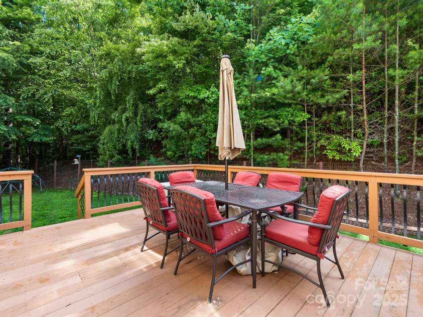 102 Gap Creek Road, Fletcher, NC 28732.  MLS# CAR4275624, YatesRealty ID 23580. Full Size Outdoor Grilling Deck Perfect for Entertaining or Just an Outdoor Family Meal