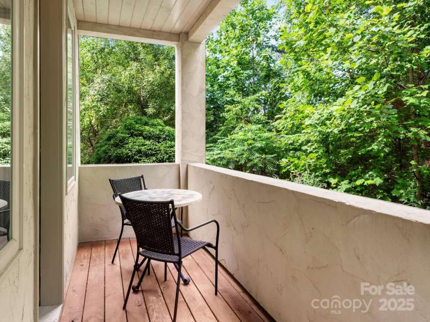 102 Gap Creek Road, Fletcher, NC 28732.  MLS# CAR4275624, YatesRealty ID 23580. Private Bedroom Balcony