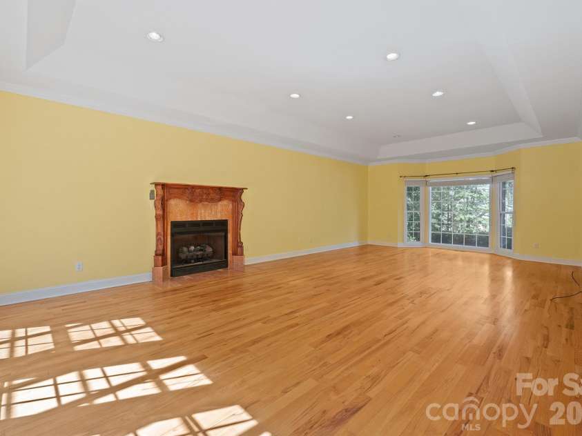 381 Lake Forest Drive, Taylorsville, NC 28681.  MLS# CAR4383134, YatesRealty ID 23586. Carved Mantle with Marble