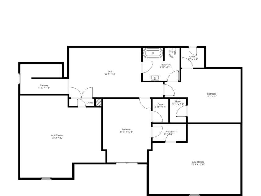 4005 Stonehill Lane, Matthews, NC 28104.  MLS# CAR4380578, YatesRealty ID 23589. Second Floor