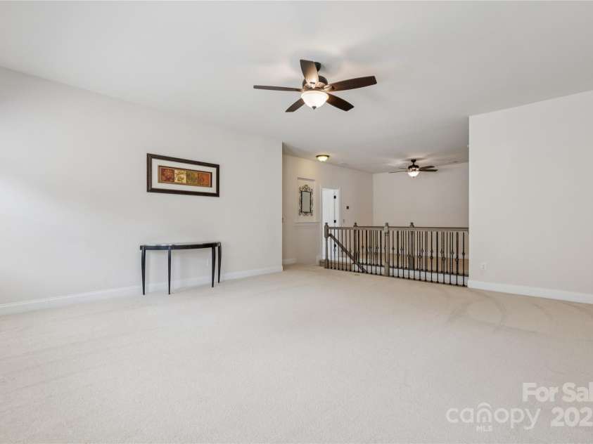 196 Hawks Creek Parkway, Fort Mill, SC 29708.  MLS# CAR4271545, YatesRealty ID 23591. Bonus room with ceiling fan