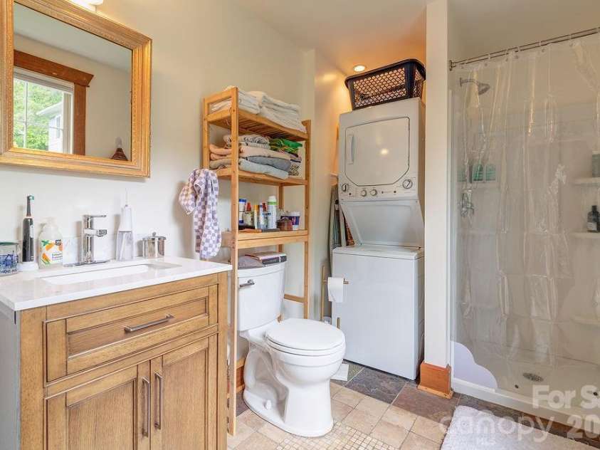 14 Watauga Street, Asheville, NC 28801.  MLS# CAR4379948, YatesRealty ID 23600. Bathroom/Laundry Area