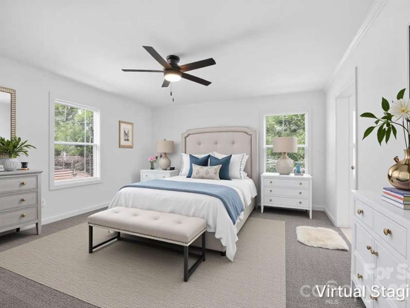 7312 Davis Country Road, Randleman, NC 27317.  MLS# CAR4381948, YatesRealty ID 23608. Virtually Staged