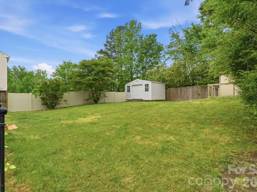 3906 Shasta Circle, Clover, SC 29710.  MLS# CAR4361726, YatesRealty ID 23618. Shed with Power