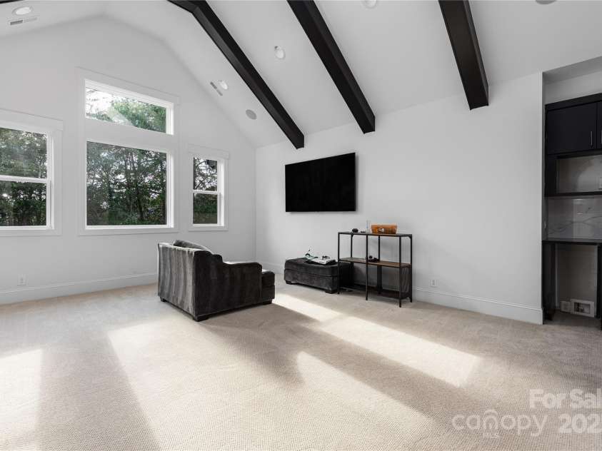 10119 Laurier Lane, Huntersville, NC 28078.  MLS# CAR4273565, YatesRealty ID 23623. Media/Bonus Room with wet bar