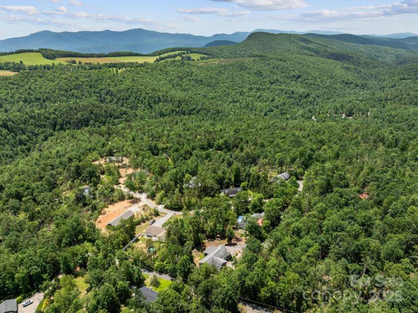 66 Condor Court, Hendersonville, NC 28792.  MLS# CAR4274638, YatesRealty ID 23627. Aerial