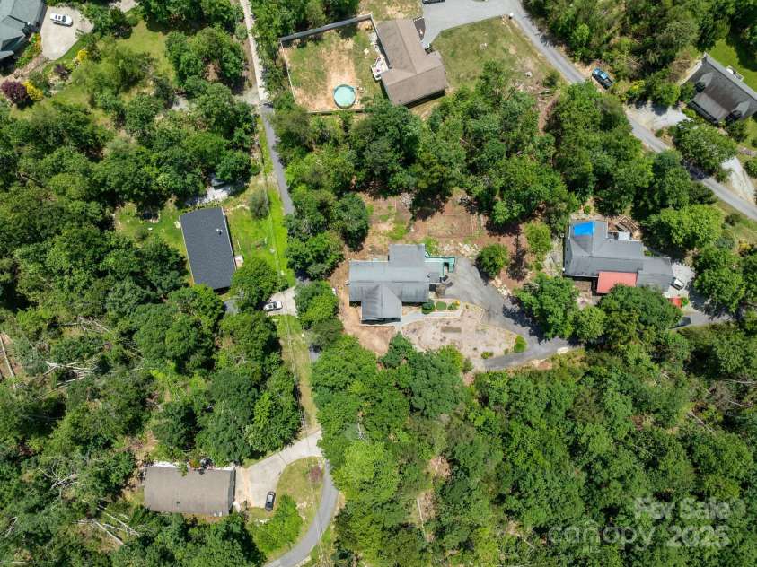 66 Condor Court, Hendersonville, NC 28792.  MLS# CAR4274638, YatesRealty ID 23627. Aerial