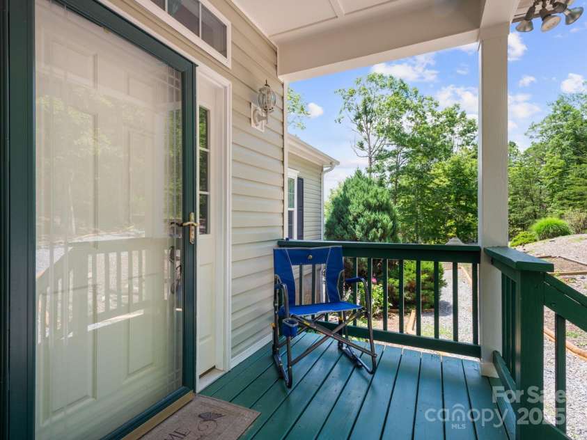 66 Condor Court, Hendersonville, NC 28792.  MLS# CAR4274638, YatesRealty ID 23627. Covered Front Porch