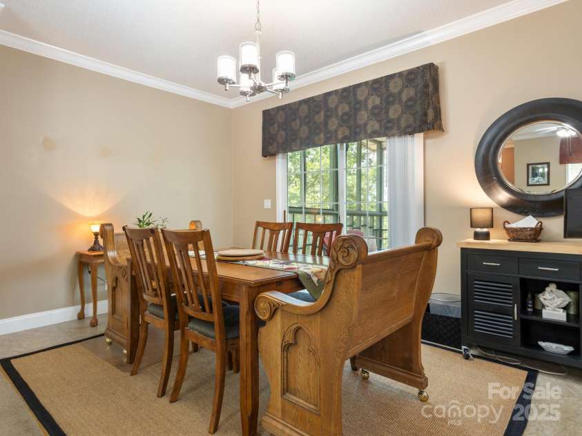 66 Condor Court, Hendersonville, NC 28792.  MLS# CAR4274638, YatesRealty ID 23627. Dining Room