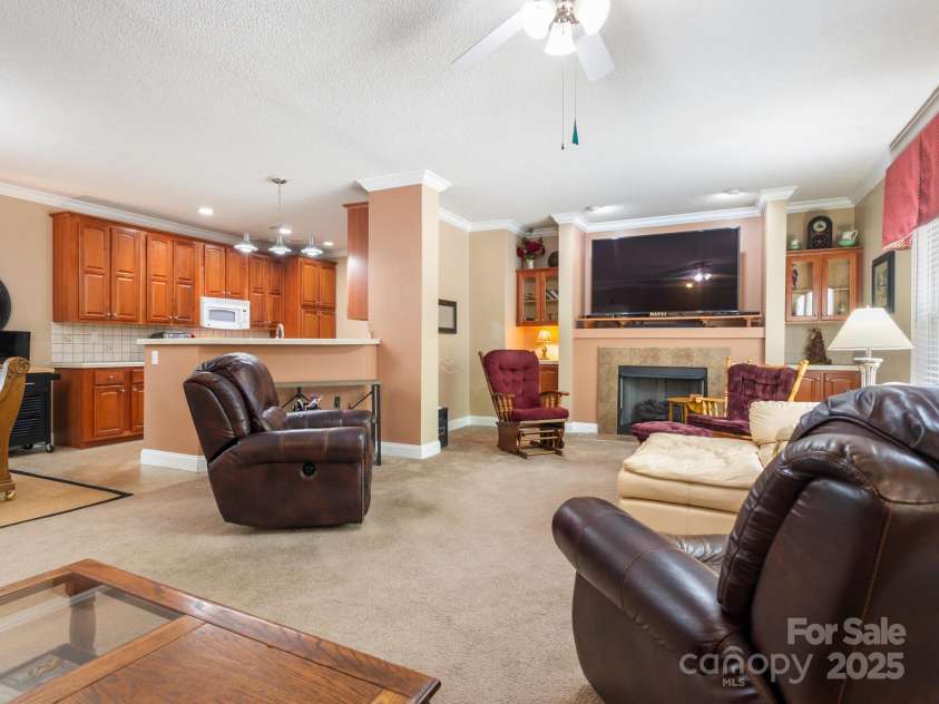 66 Condor Court, Hendersonville, NC 28792.  MLS# CAR4274638, YatesRealty ID 23627. Living Room