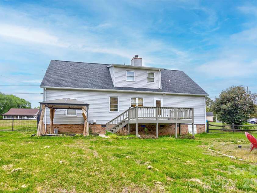 2705 Plantation Way, Albemarle, NC 28001.  MLS# CAR4365958, YatesRealty ID 23630. Back of house