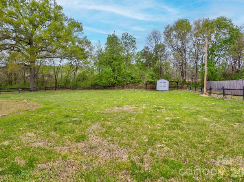 2705 Plantation Way, Albemarle, NC 28001.  MLS# CAR4365958, YatesRealty ID 23630. Backyard/shed/fenced in