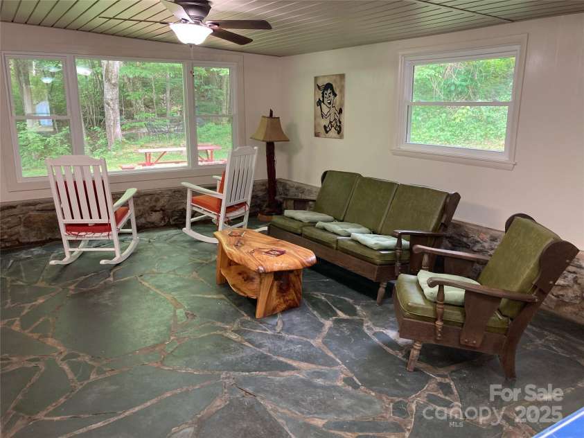 51 Atari Road, Waynesville, NC 28786.  MLS# CAR4256064, YatesRealty ID 23630. Rec Room and entertaining