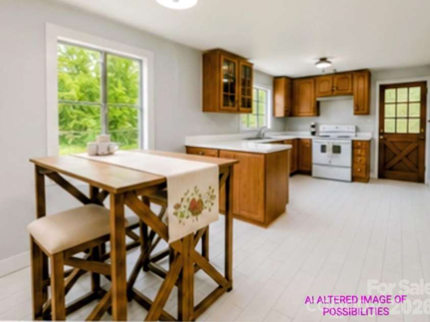 109 Wall Road, Tryon, NC 28782.  MLS# CAR4326151, YatesRealty ID 23634. AI ALTERED IMAGE OF POSSIBILITIES
